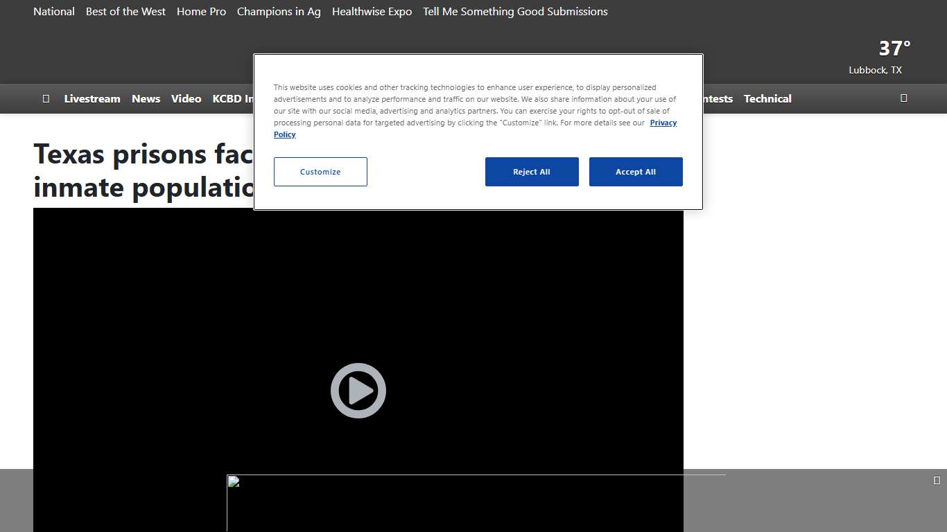 Texas prisons face critical staffing levels as inmate population projected to exceed capacity
